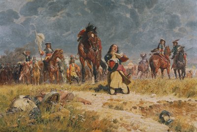 Preghiera prima della battaglia da Ludwig Koch