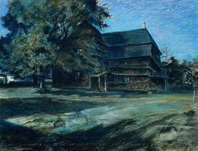 Chiesa di legno da Ludwig Michalek