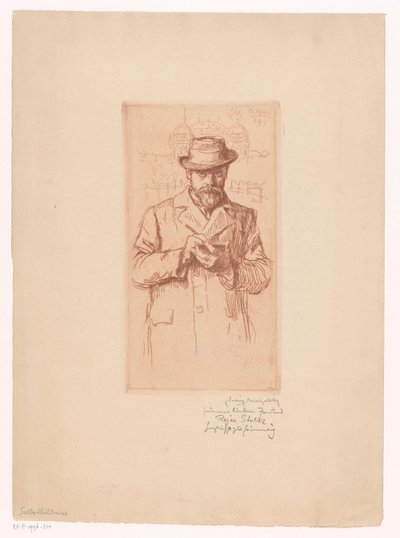 Autoritratto di Ludwig Michaleck da Ludwig Michalek