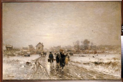 Ritorno dal mercato da Ludwig Munthe