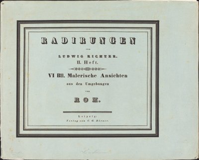 Vedute pittoresche dei dintorni di Roma da Ludwig Richter