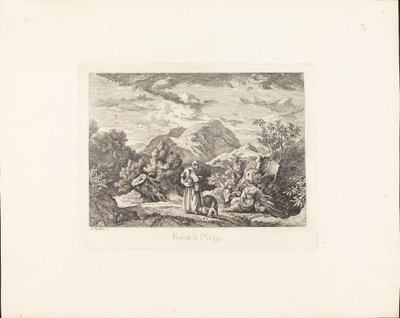 Rocca di Mezzo da Ludwig Richter
