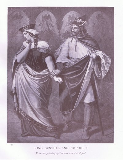 Re Gunther e Brunilde da Ludwig Schnorr von Carolsfeld