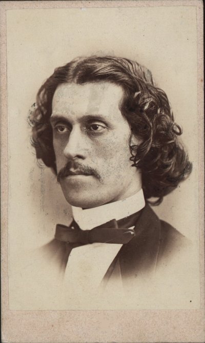 Ritratto del compositore Josef Strauss, ca 1860 da Ludwig Schrank