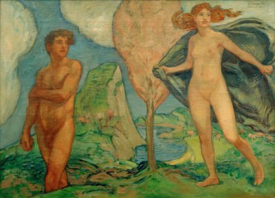 Adamo ed Eva da Ludwig von Hofmann