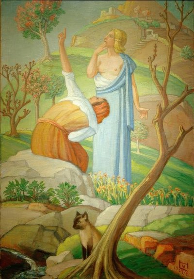Il falco da Ludwig von Hofmann