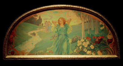 Tre ragazze al ruscello da Ludwig von Hofmann