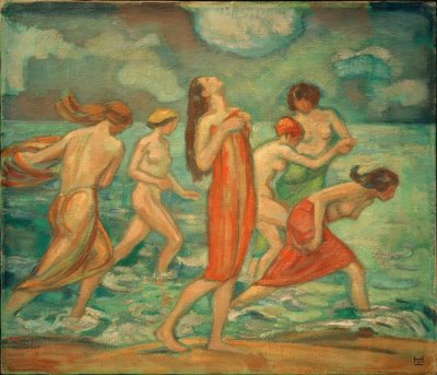 L. v. Hofmann, Ragazze che fanno il bagno da Ludwig von Hofmann