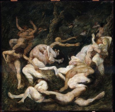 Il rapimento delle donne da Ludwig von Hofmann