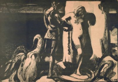 Perseo libera Andromeda da Ludwig von Hofmann