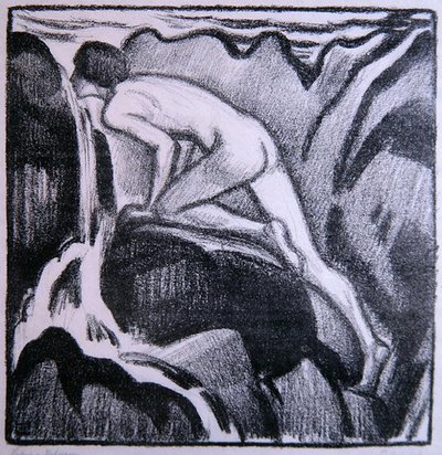 Bevanda del pozzo da Ludwig von Hofmann