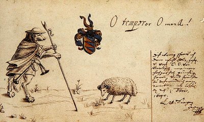 Pagina da un Libro di Schizzi da Ludwig von Siegen