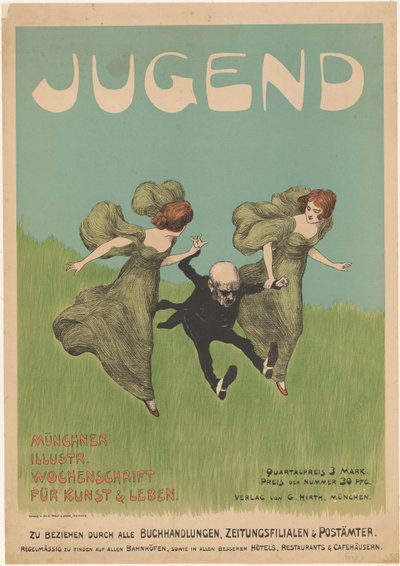 Manifesto per la rivista Jugend da Ludwig von Zumbusch