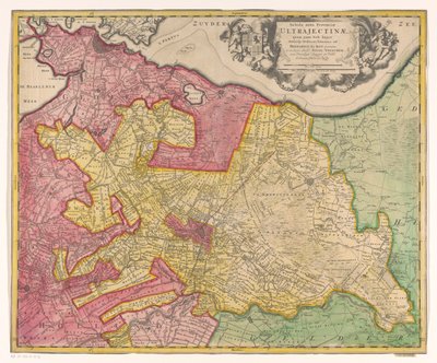Mappa della provincia di Utrecht da Luggert van Anse