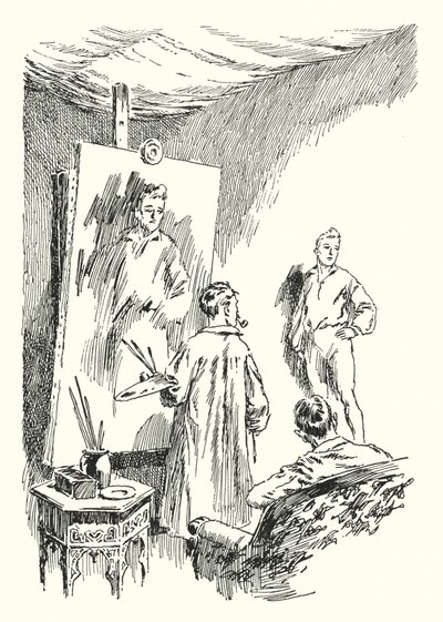 Illustrazione per Il Ritratto di Dorian Gray di Oscar Wilde da Lui Trugo