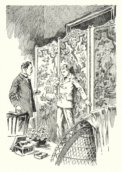 Illustrazione per Il ritratto di Dorian Gray di Oscar Wilde (litografia) da Lui Trugo