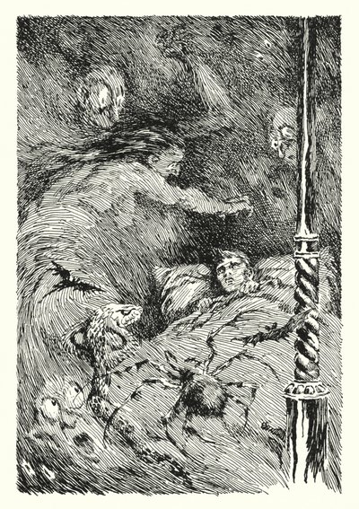 Illustrazione per Il ritratto di Dorian Gray di Oscar Wilde da Lui Trugo