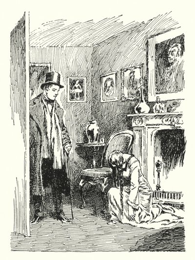 Illustrazione per Il Ritratto di Dorian Gray di Oscar Wilde da Lui Trugo