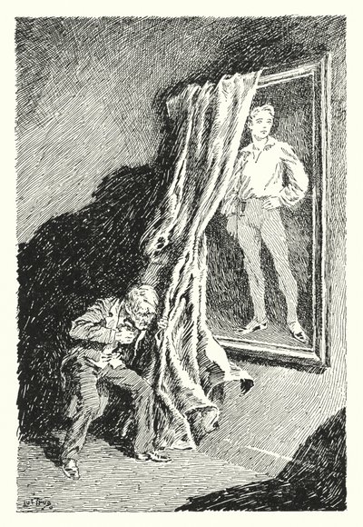 Illustrazione per Il Ritratto di Dorian Gray di Oscar Wilde da Lui Trugo