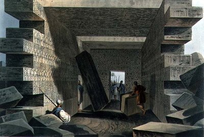 Interno del Tempio di Giove Ammone, tavola 71 da 