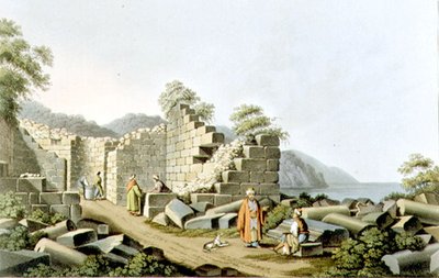 Rovine di un Antico Tempio a Samos, tavola 58 da 