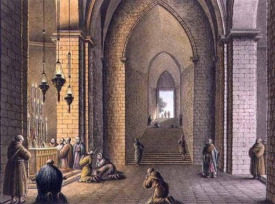 La tomba della Vergine Maria, Gerusalemme, pub. da William Watts da Luigi (after) Mayer