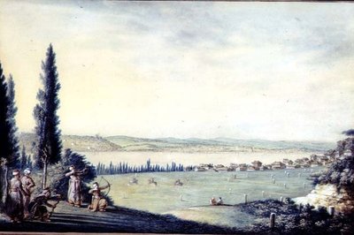 Vista della città di Cospoli e dei suoi sobborghi, fino alla moschea di Eyup presa dall