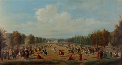 Gioco del Jereed a Kagithane, c. 1890 da Luigi Acquarone
