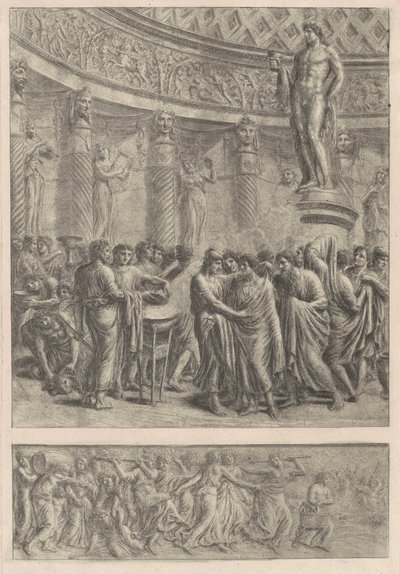 Un sacrificio antico da Luigi Ademollo