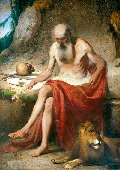 San Girolamo penitente, circa 1867 da Luigi Asioli