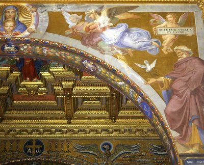 Vergine Maria, con gli angeli e i patriarchi da Luigi Cochetti