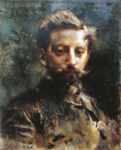 Ritratto di Primo Levi, c.1880 da Luigi Conconi