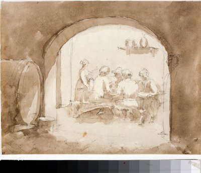Interno di una locanda da Luigi Garibbo