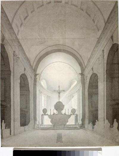 Veduta interna di una chiesa da Luigi Garibbo