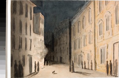Prospettiva della Strada Nuovissima a Genova da Luigi Garibbo