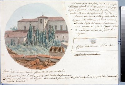 Veduta della chiesa di San Salvatore al monte vicino a Firenze da Luigi Garibbo