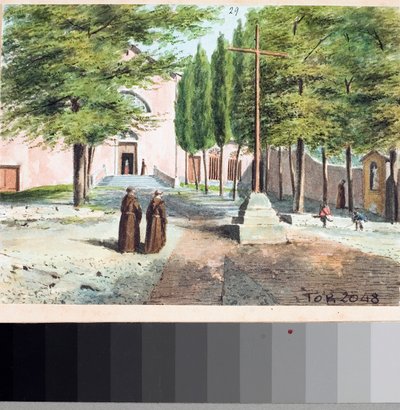 Vista della chiesa dei Cappuccini, Genova da Luigi Garibbo
