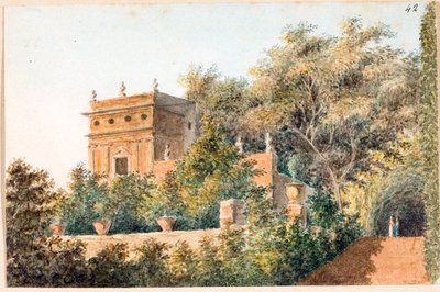 Veduta di Villa Pallavicini delle Peschiere, Genova da Luigi Garibbo