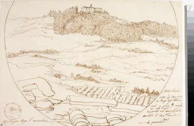 Veduta di Monte Senario vicino a Firenze da Luigi Garibbo