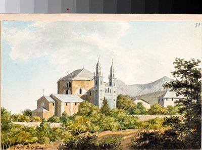 Vista sulla chiesa dei Santi Nazario e Celso ad Arenzano, Genova da Luigi Garibbo