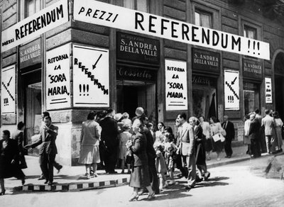 Prezzi di vendita per il referendum da Luigi Leoni
