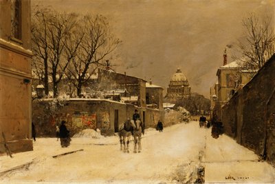 Una strada vicino agli Invalides, Parigi da Luigi Loir