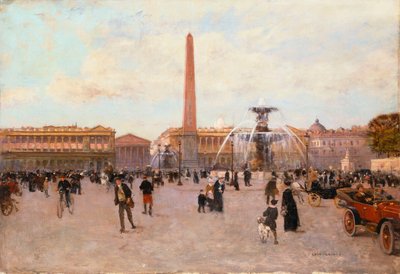 La Place de la Concorde da Luigi Loir