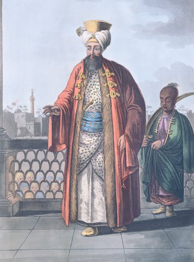 Un Bey Eminenza al Cairo, di Luigi Mayer da Luigi Mayer