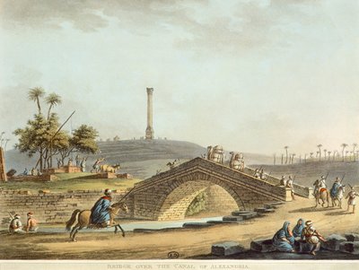 Ponte sul canale ad Alessandria da Luigi Mayer