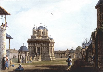 Chiesa e Convento di Santa Maria, Turchia. In "Vedute nei domini ottomani, in Europa, in Asia e in alcune isole del Mediterraneo" dai disegni originali di Luigi Mayer, Londra da Luigi Mayer