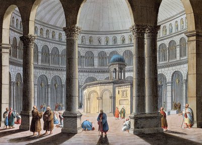 Chiesa del Santo Sepolcro, Gerusalemme da Luigi Mayer