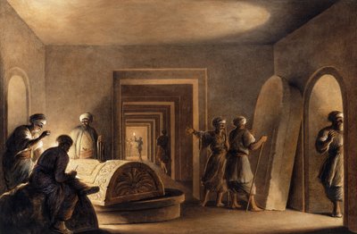 Figure nelle tombe egiziane da Luigi Mayer