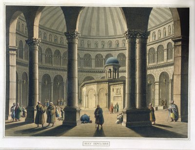 Il Santo Sepolcro, pub. da William Watts, 1806 da Luigi Mayer