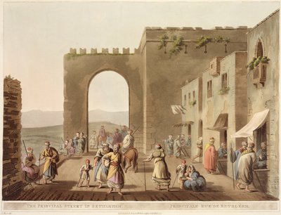 La strada principale di Betlemme, da 